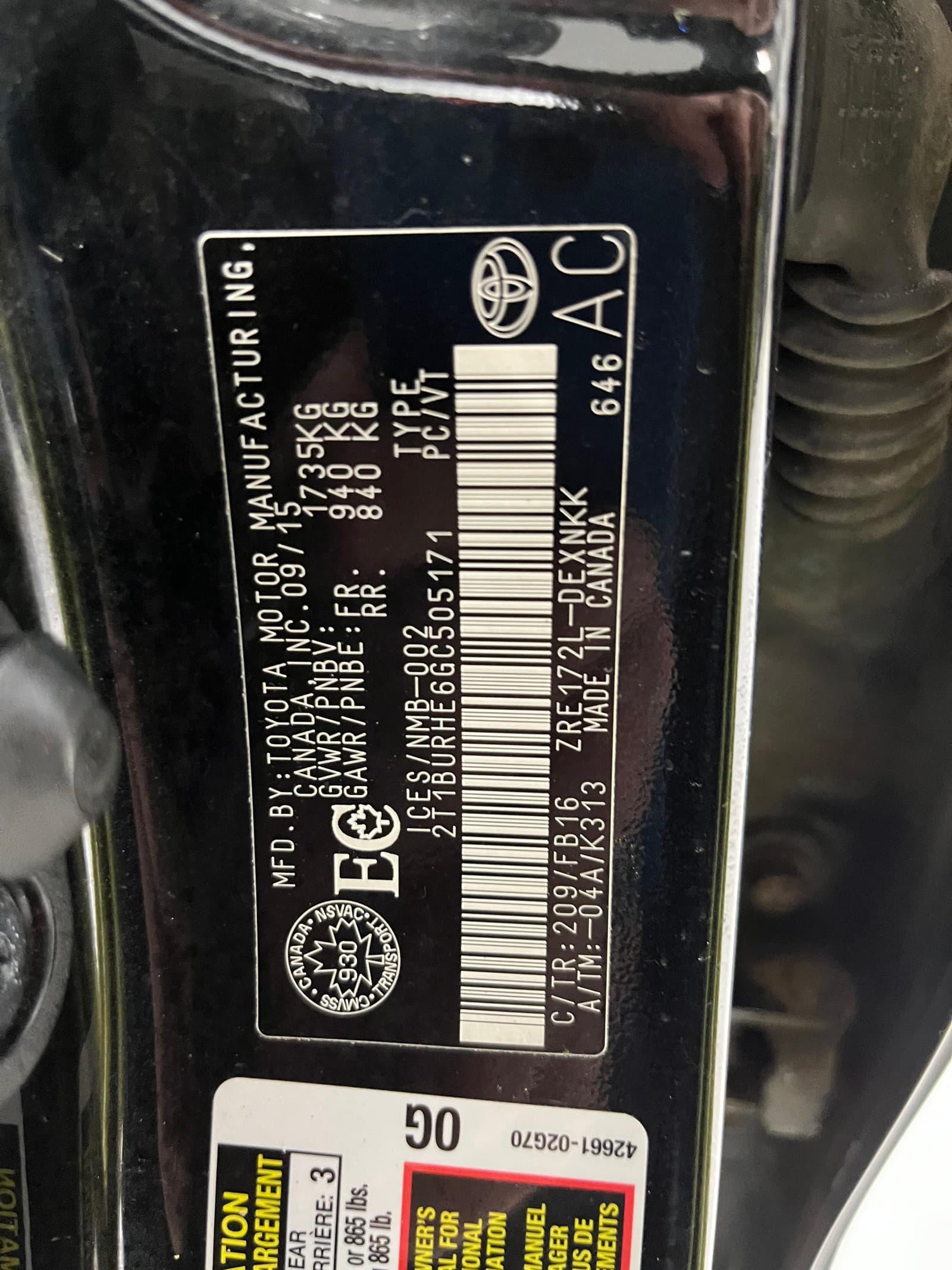 Toyota Corolla 2016 - Image 12